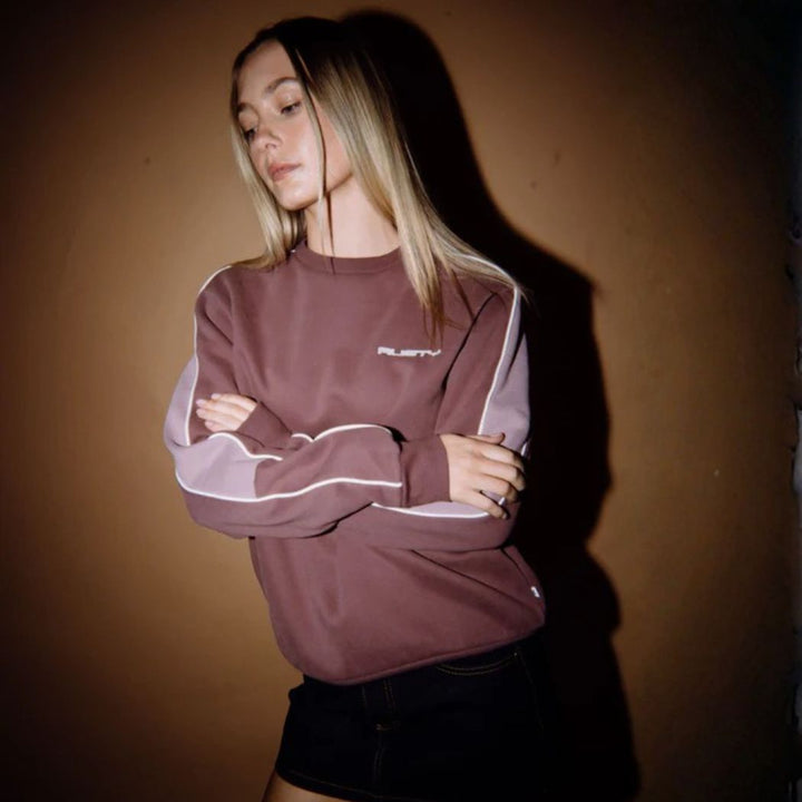 Rusty Two Timer Panelled Crew Cadet Elderberry