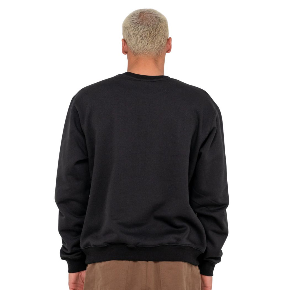 Rusty Vital 2.0 Crew Neck Fleece Black