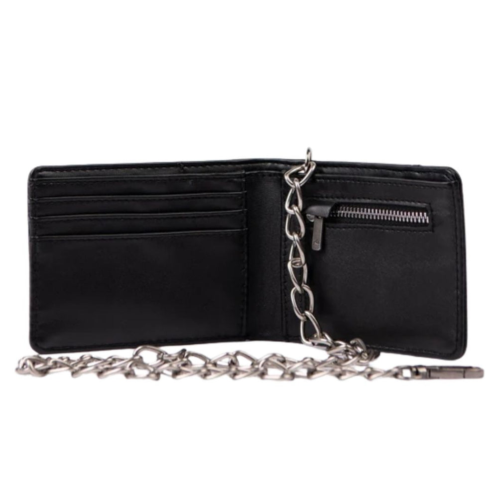 Rusty Warp Speed Chain Wallet Black