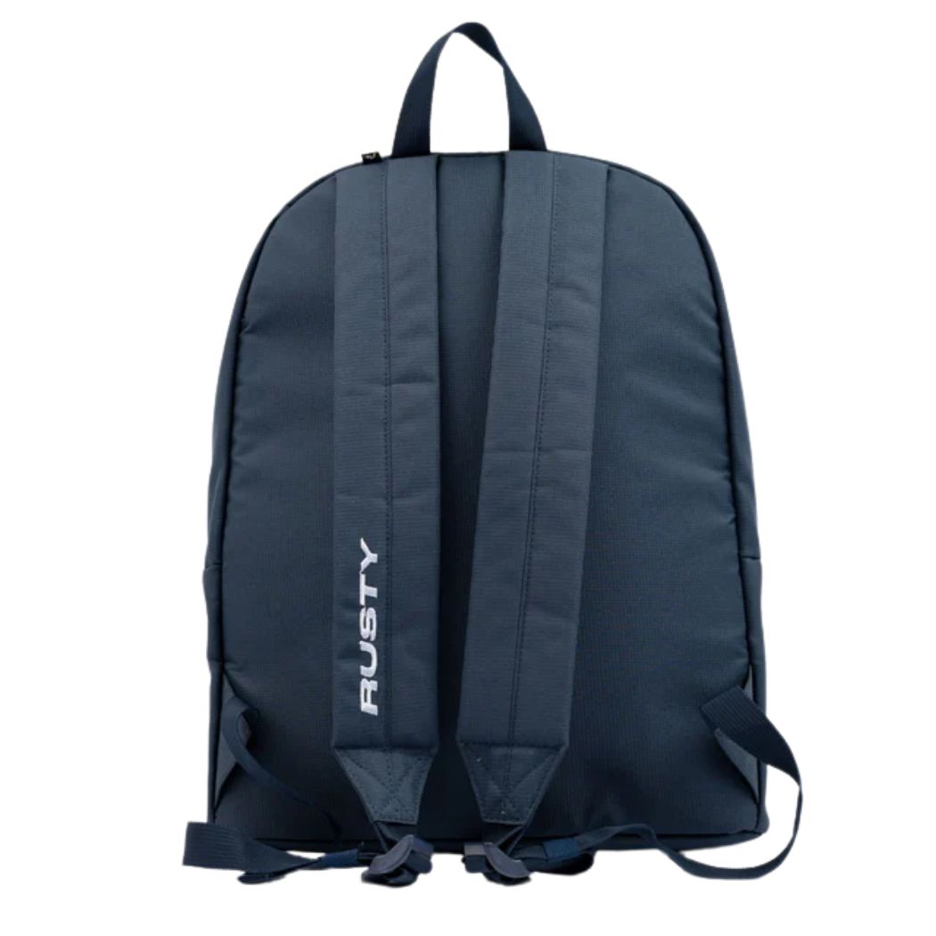 Rusty White Lines Backpack Navy Blue