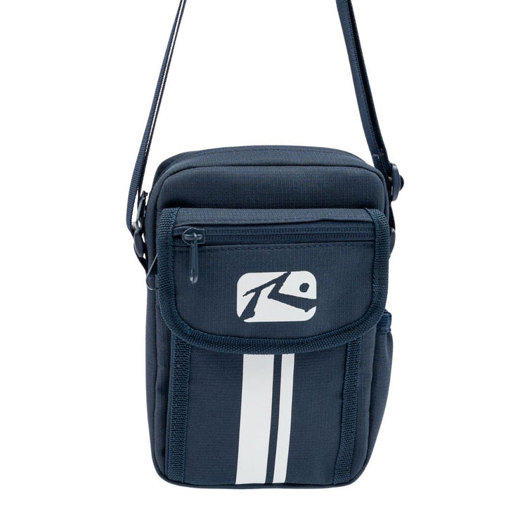 Rusty White Lines Crossbody Bag Navy Blue