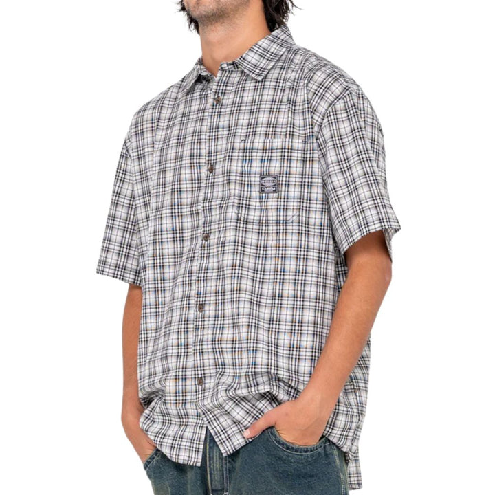 Rusty Worldwide Curved Hem Shirt White 2