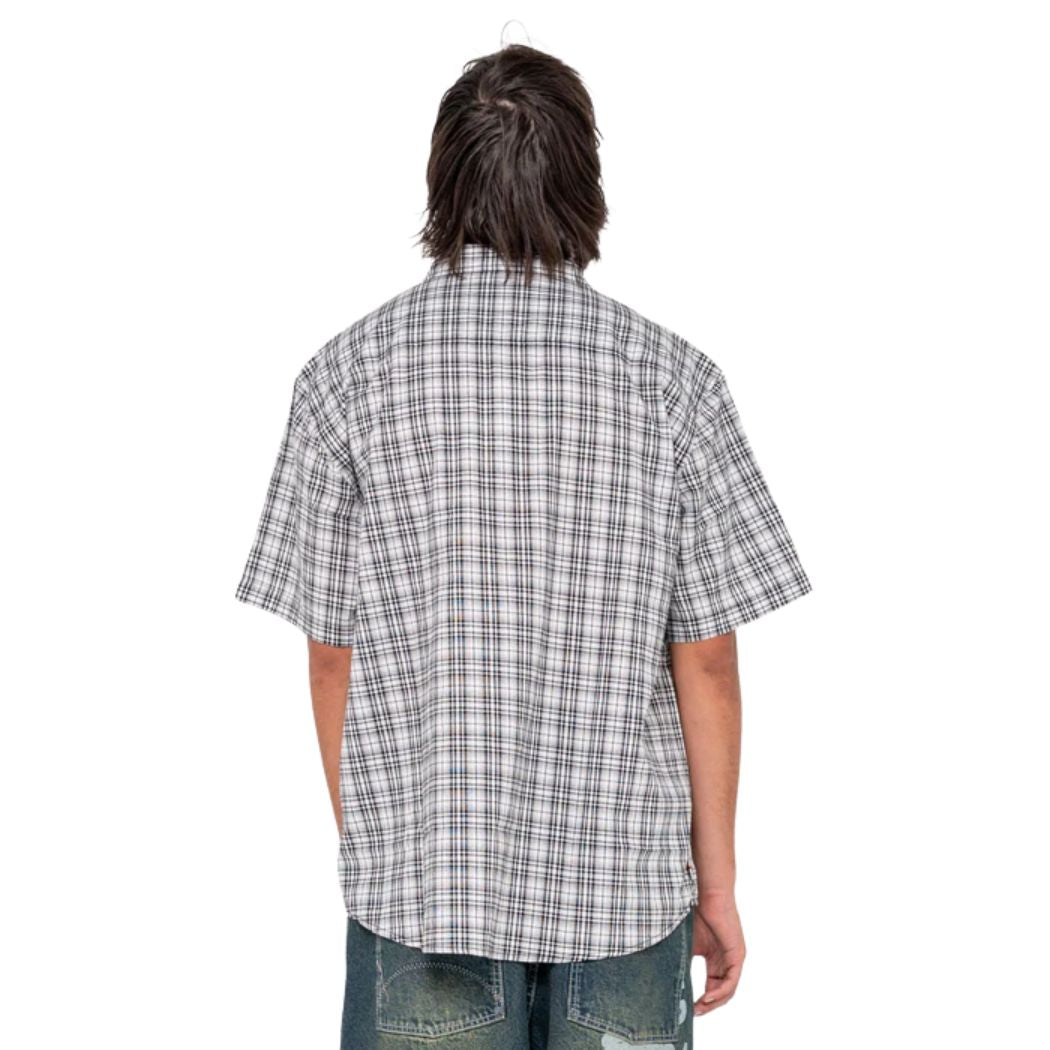 Rusty Worldwide Curved Hem Shirt White 2