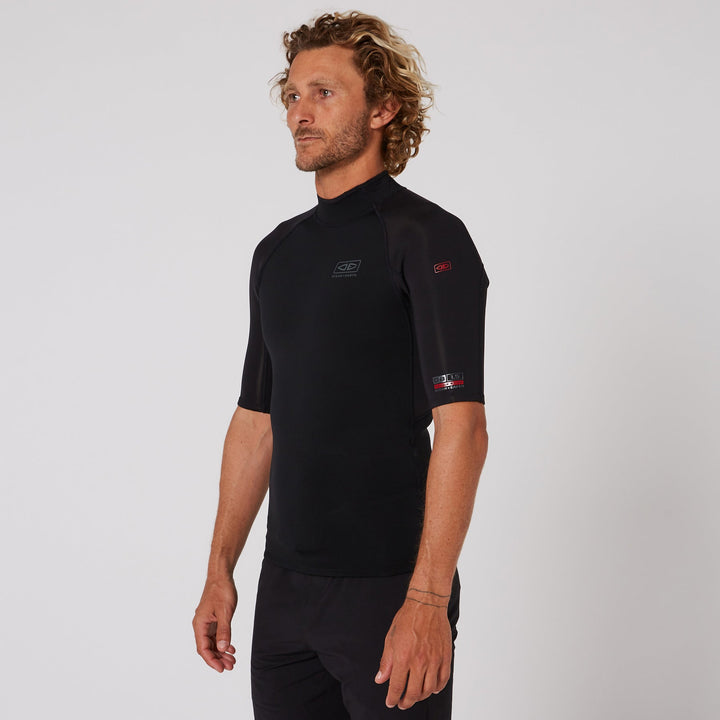 Ocean and Earth Double Black Short Sleeve Vest 1 5mm