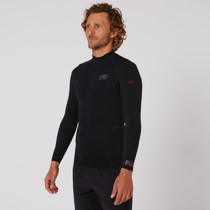 Ocean and Earth Double Black Long Sleeve Vest 1 5mm