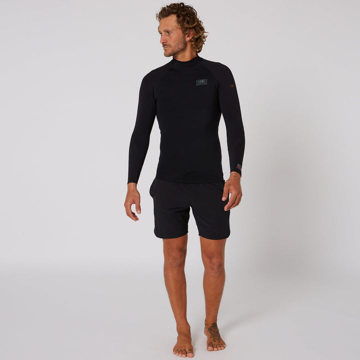 Ocean and Earth Double Black Long Sleeve Vest 1 5mm