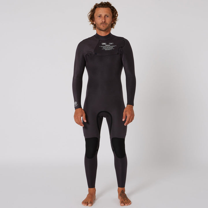 Mens Free Flex Chest Zip 3 2mm