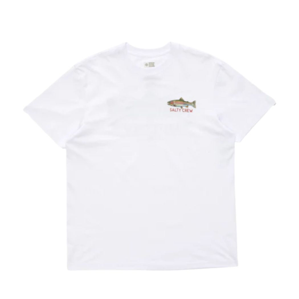 Salty Crew Trout Mount Premium Tee White