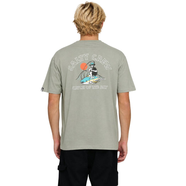 Salty Crew Catch Premium Tee Kelp Green