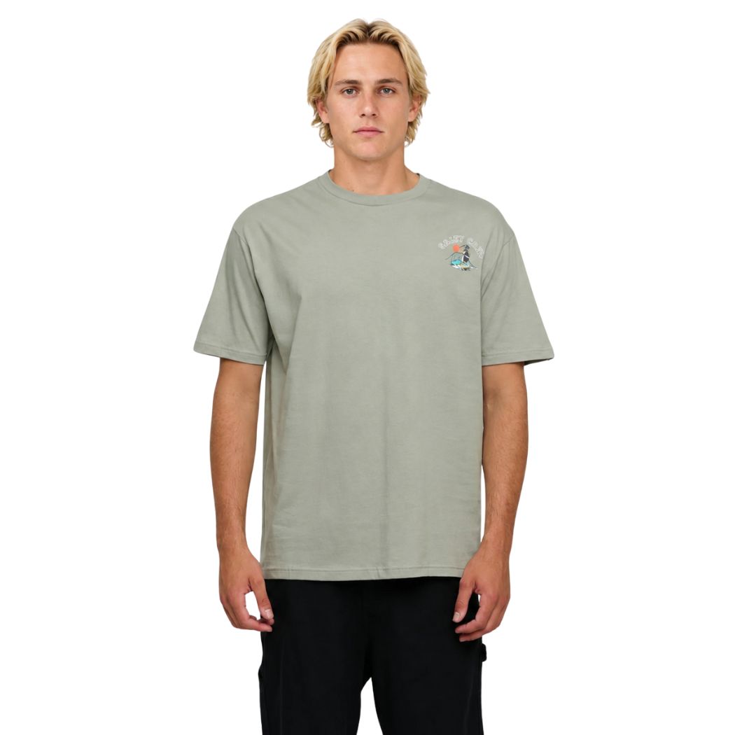 Salty Crew Catch Premium Tee Kelp Green