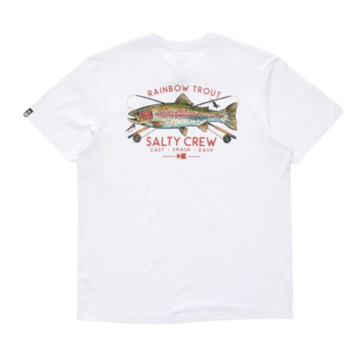 Salty Crew Trout Mount Premium Tee White