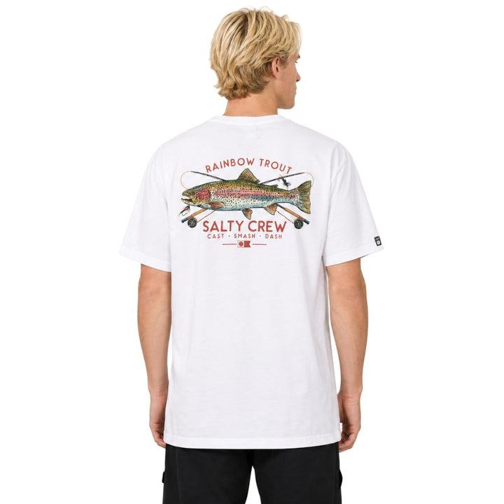 Salty Crew Trout Mount Premium Tee White