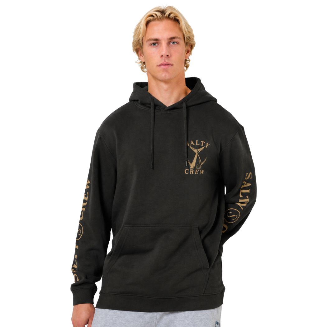Salty Crew Vintage Tail Midweight Hoodie Vintage Black