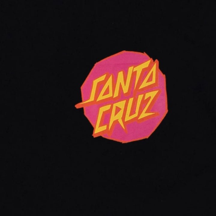Santa Cruz Boys Meek Scratched Slasher Tee Black