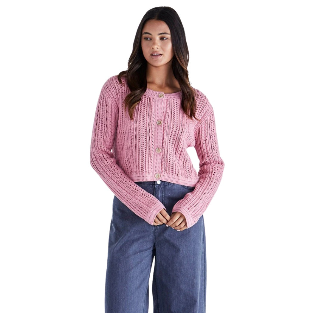 Sass Ari Cardigan Pink