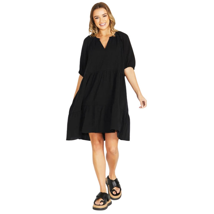 Sass Henny Dress Black