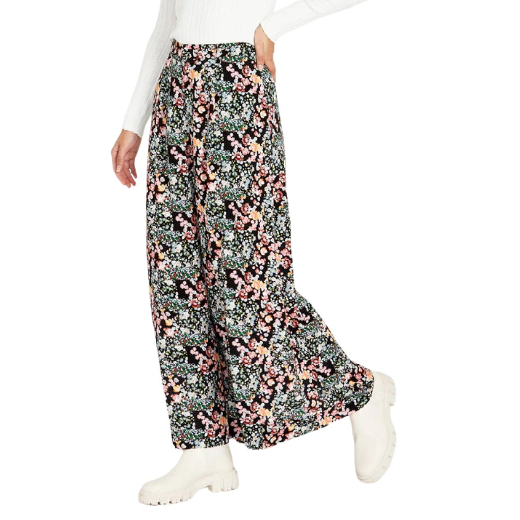 Sass June Wide Leg Pant Patchwork Floral