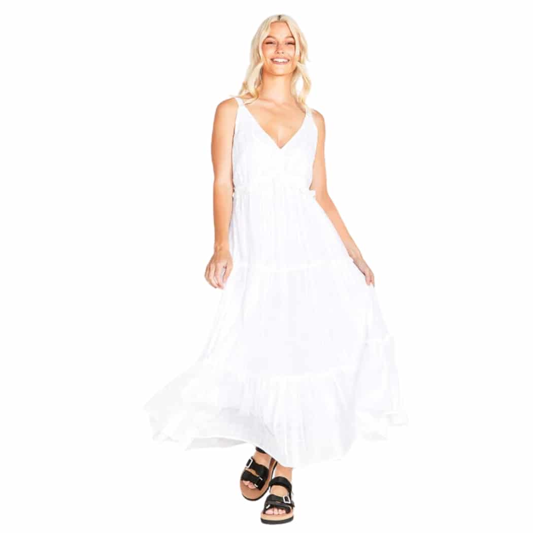 Sass Ruby Maxi Dress White