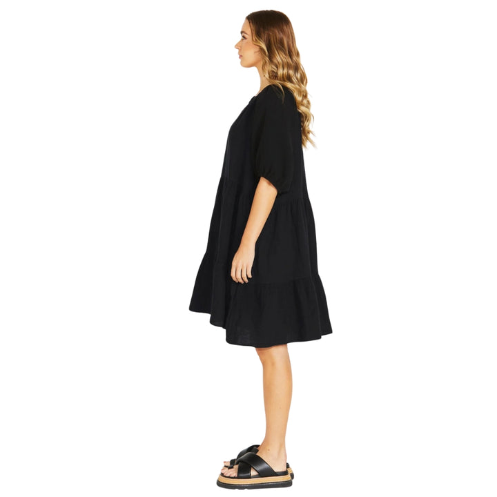 Sass Henny Dress Black