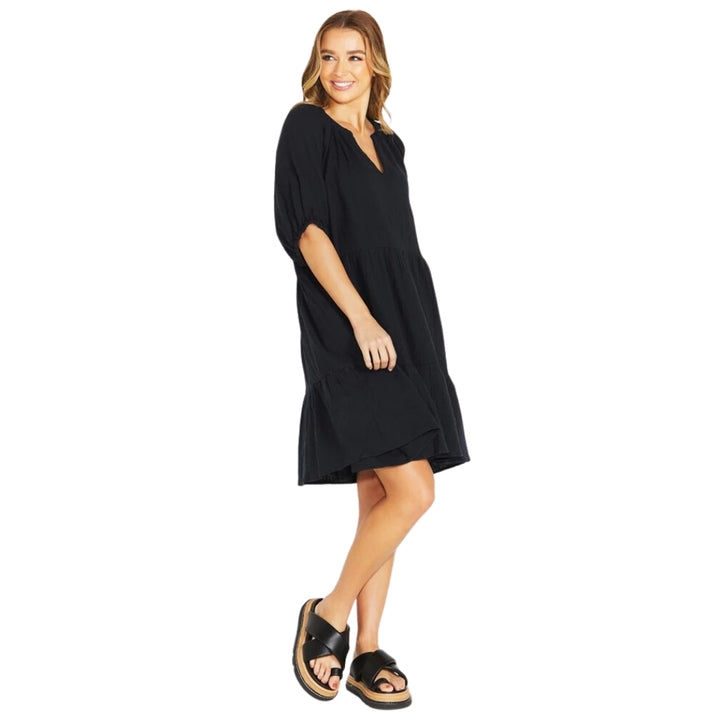 Sass Henny Dress Black