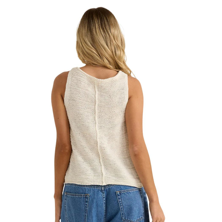 Sass Penn Knit Top Cream