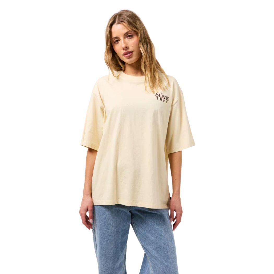Silent Theory Dreams Oversized Tee Butter
