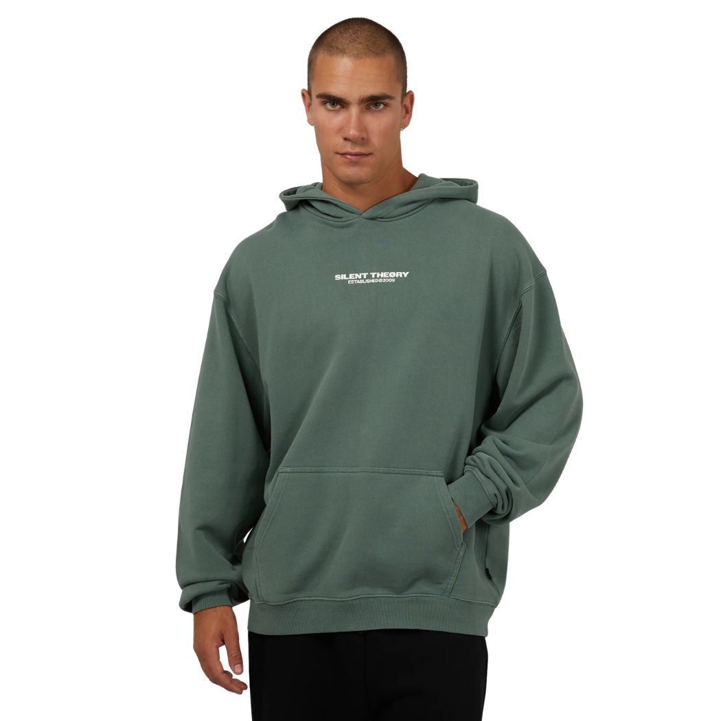 Silent Theory Essential Theory Hoodie Green