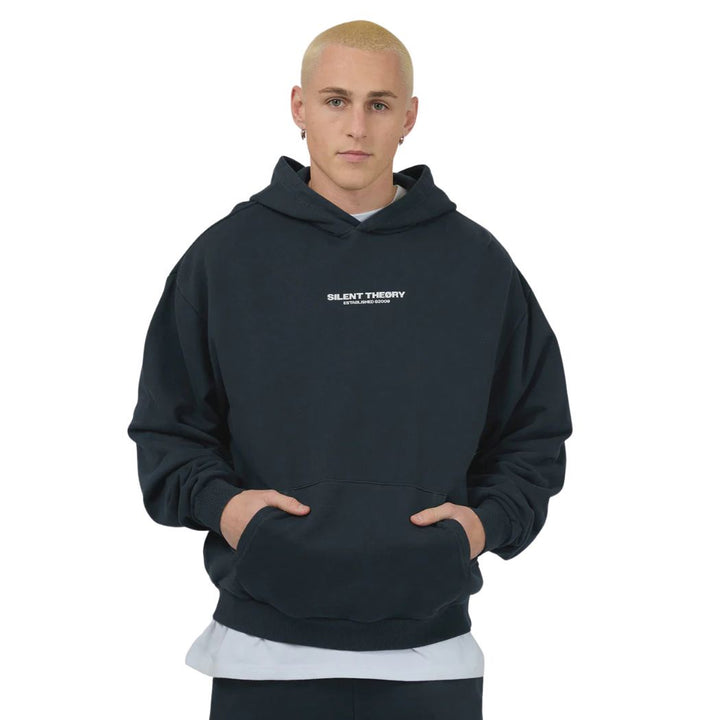 Silent Theory Essential Theory Hoodie Navy