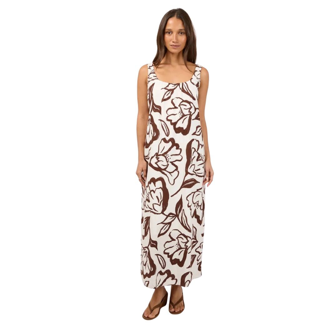 Silent Theory Lucia Maxi Dress Vintage White