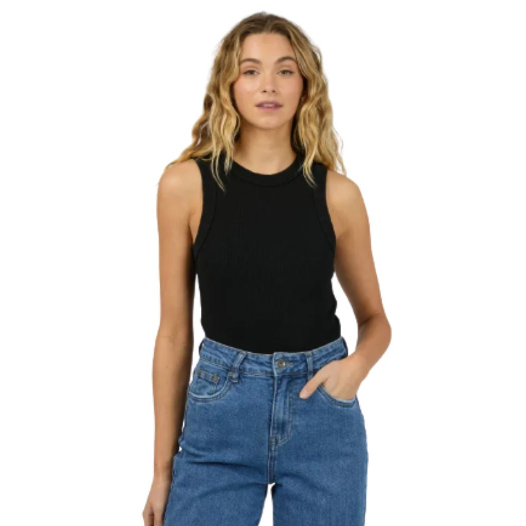 Silent Theory Pia Tank Black