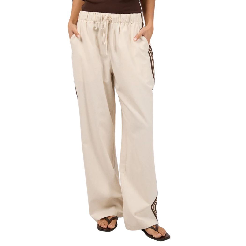 Silent Theory Sloane Trim Pant Natural
