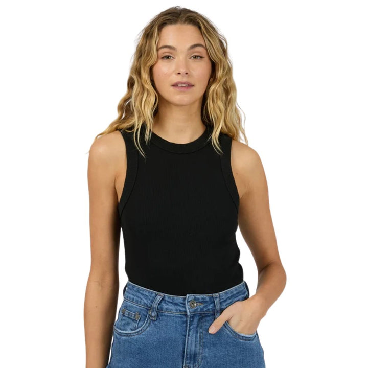 Silent Theory Pia Tank Black