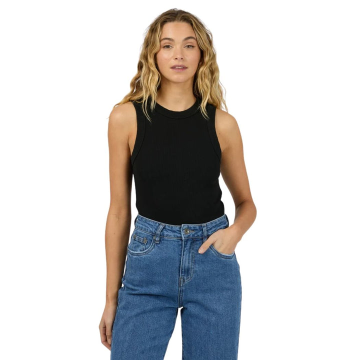 Silent Theory Pia Tank Black
