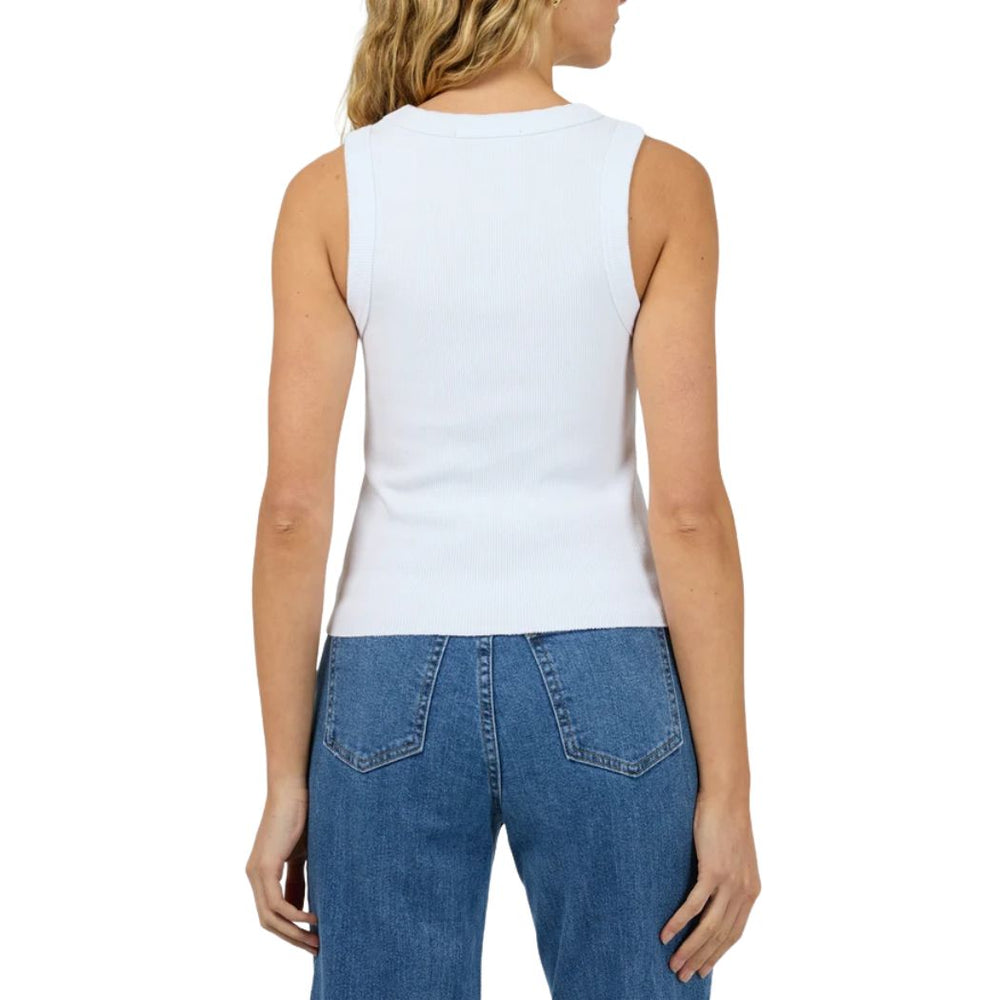 Silent Theory Pia Tank White