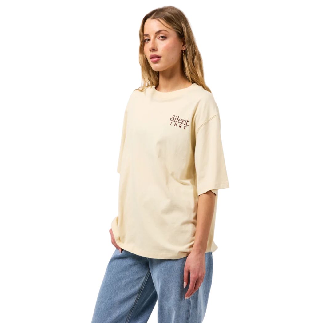 Silent Theory Dreams Oversized Tee Butter