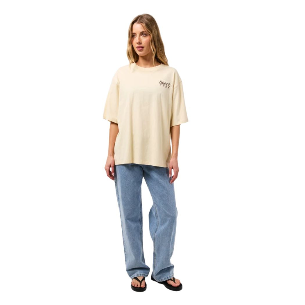 Silent Theory Dreams Oversized Tee Butter