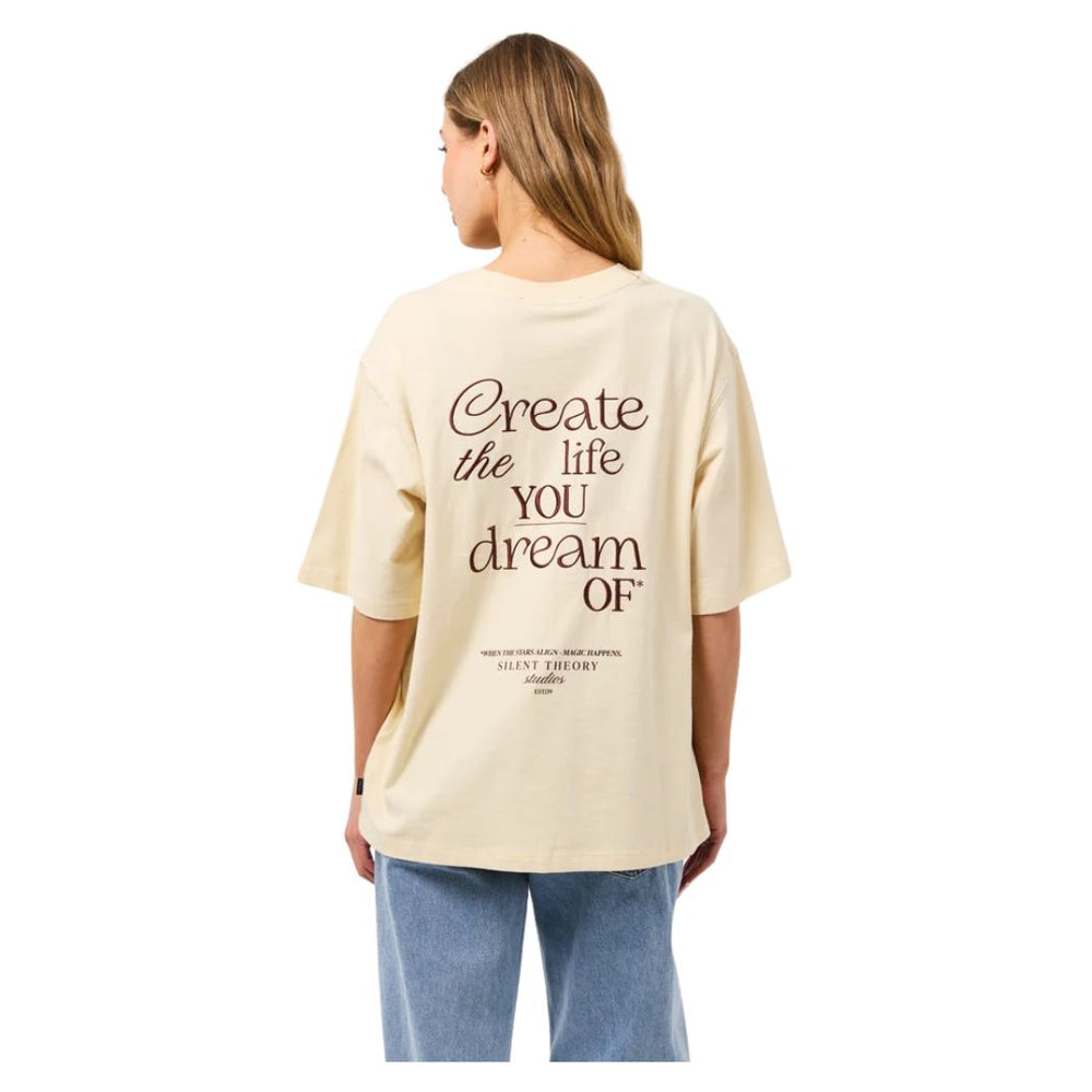 Silent Theory Dreams Oversized Tee Butter