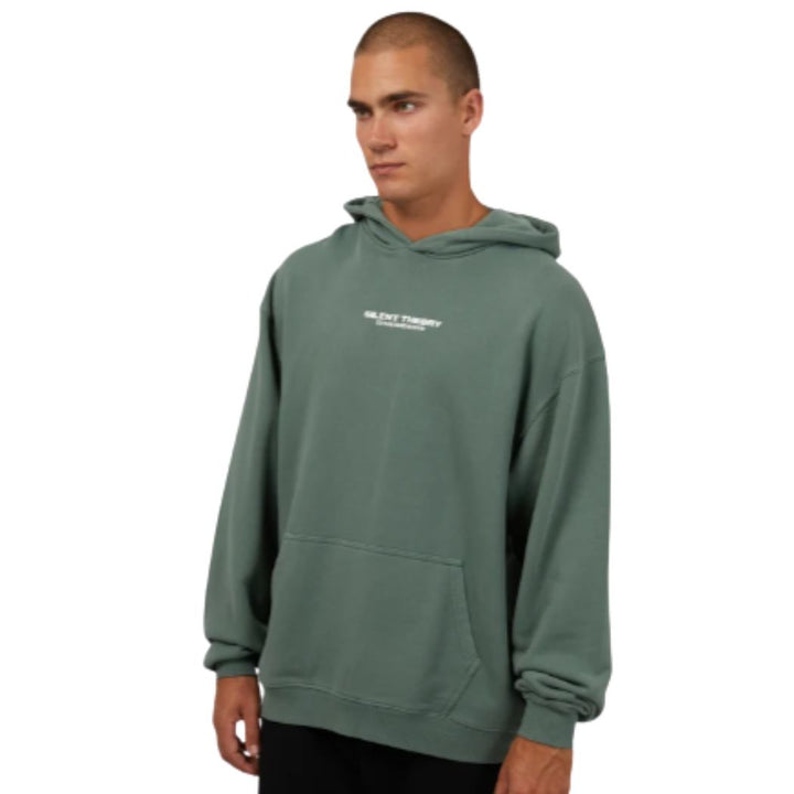 Silent Theory Essential Theory Hoodie Green