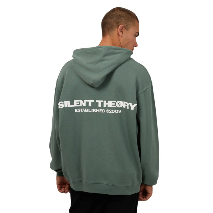 Silent Theory Essential Theory Hoodie Green