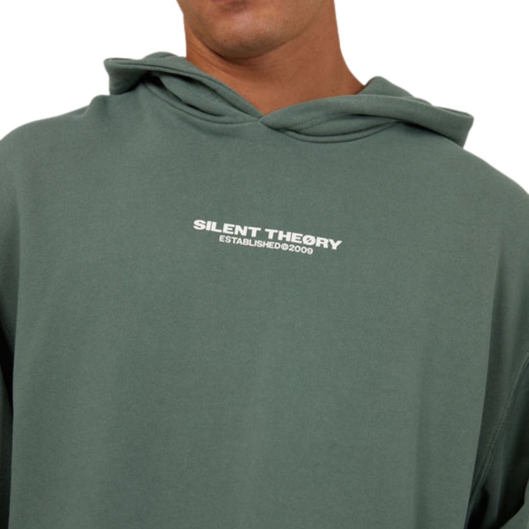 Silent Theory Essential Theory Hoodie Green