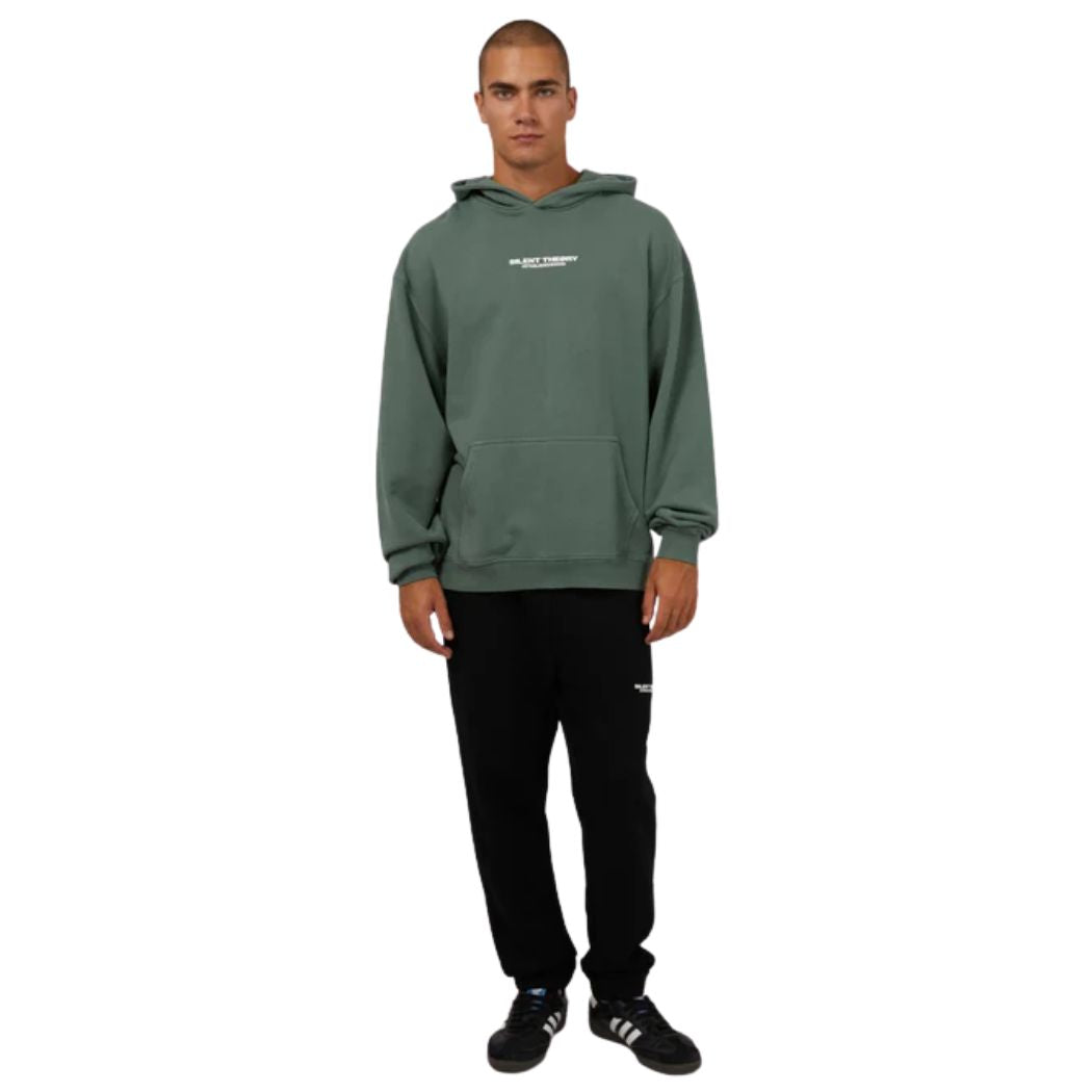 Silent Theory Essential Theory Hoodie Green