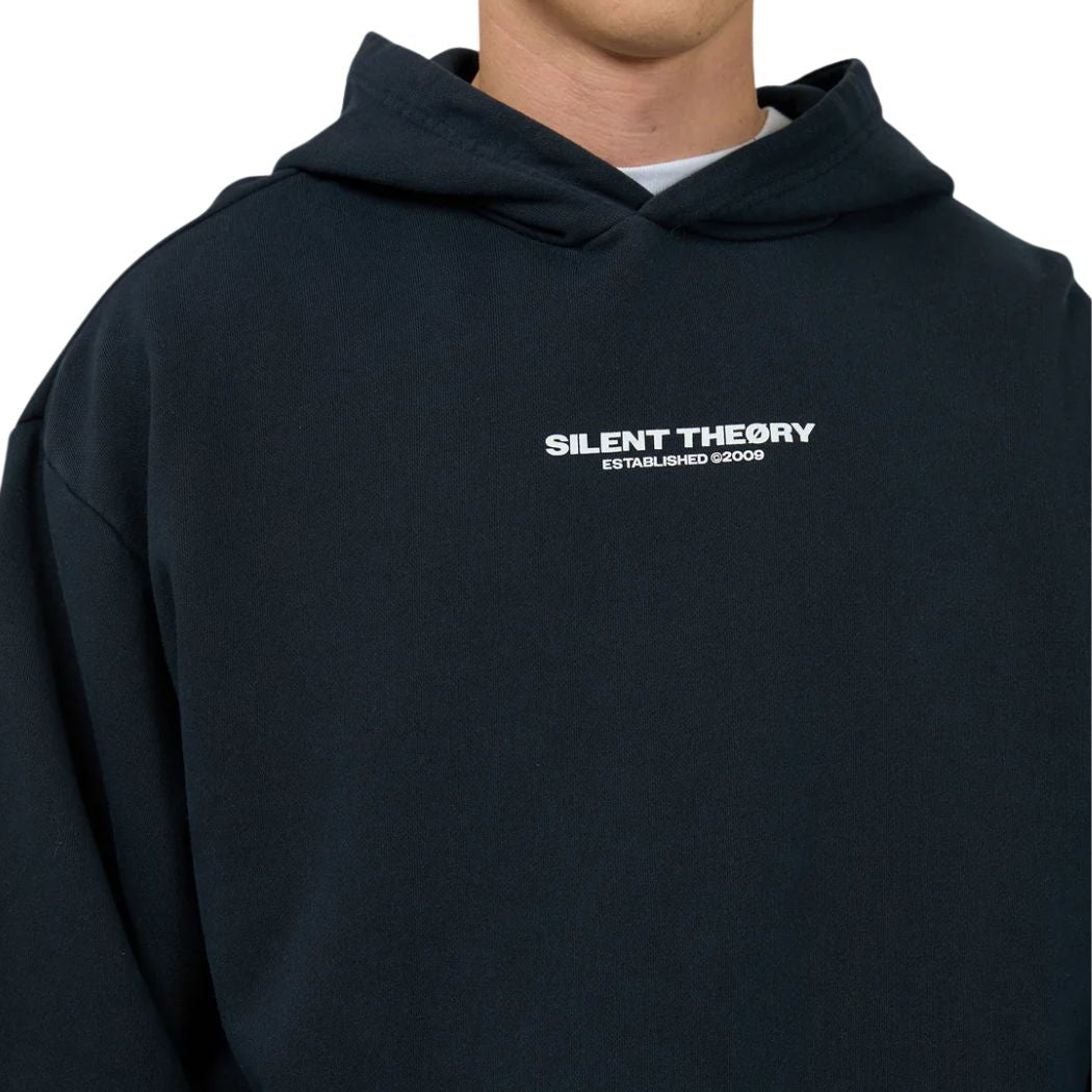 Silent Theory Essential Theory Hoodie Navy