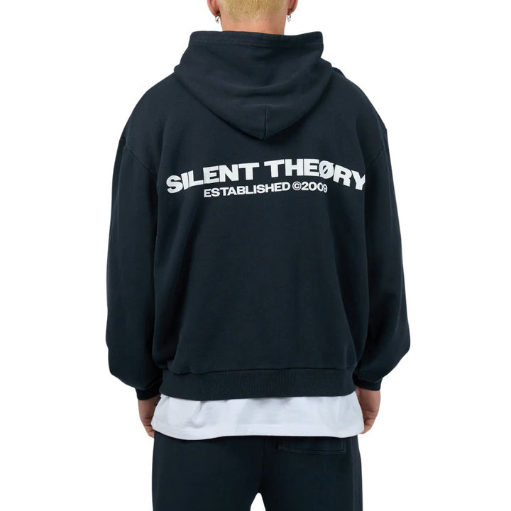 Silent Theory Essential Theory Hoodie Navy