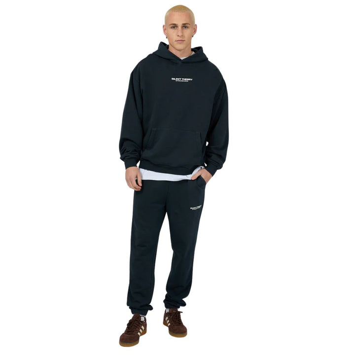 Silent Theory Essential Theory Hoodie Navy