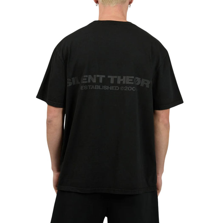 Silent Theory Essential Theory Tee Vintage Black