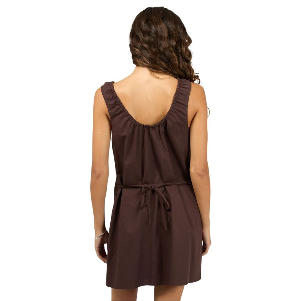 Silent Theory Lenni Mini Dress Chocolate