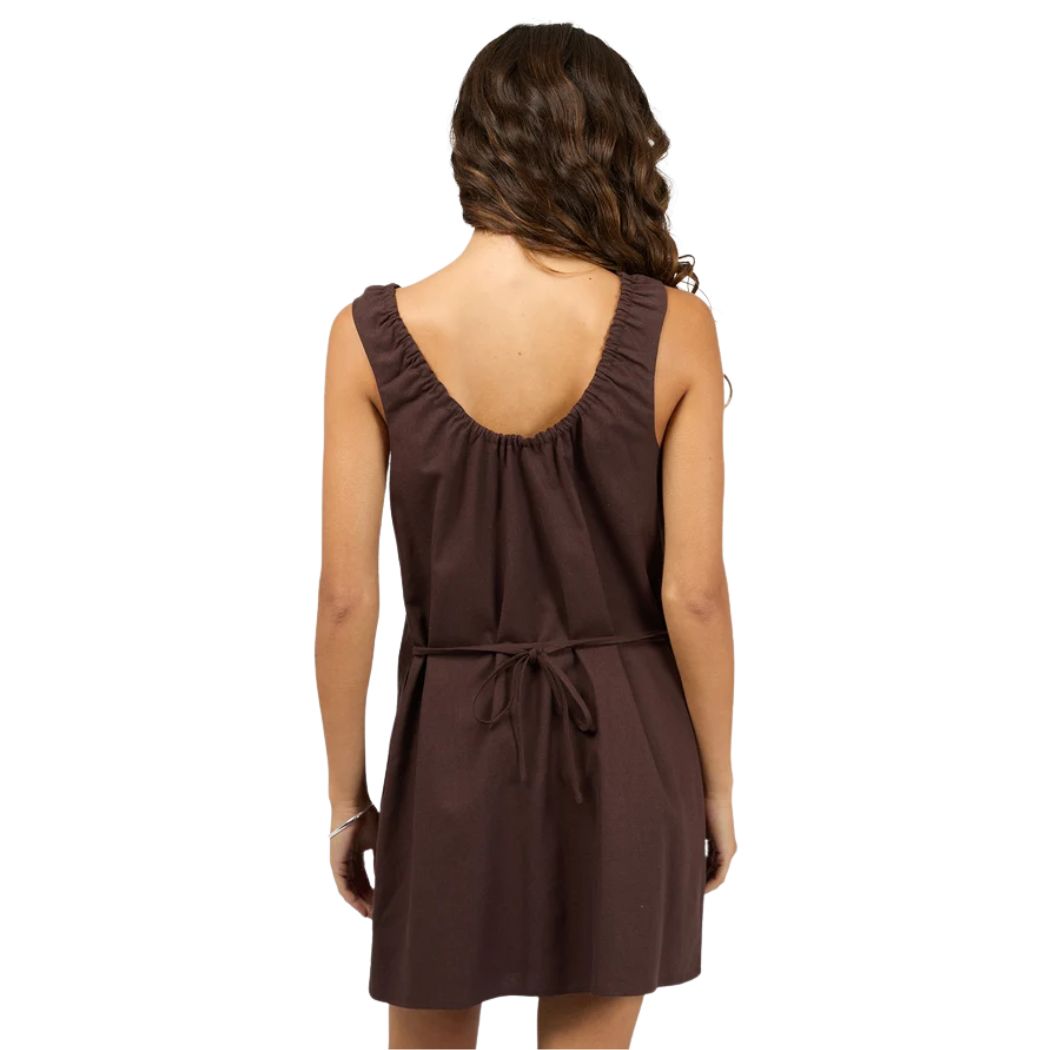 Silent Theory Lenni Mini Dress Chocolate