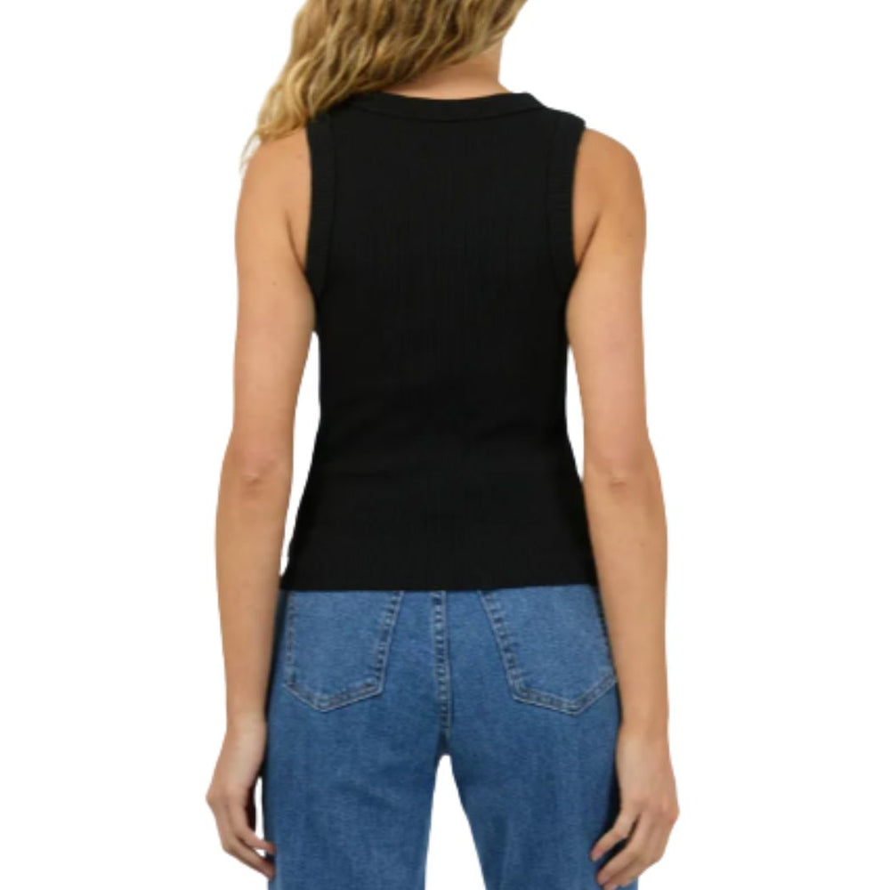 Silent Theory Pia Tank Black