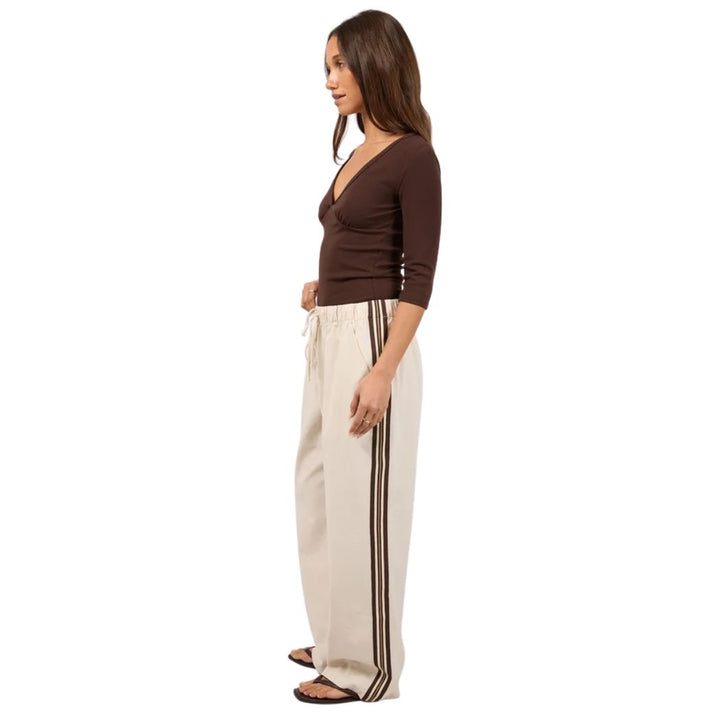 Silent Theory Sloane Trim Pant Natural