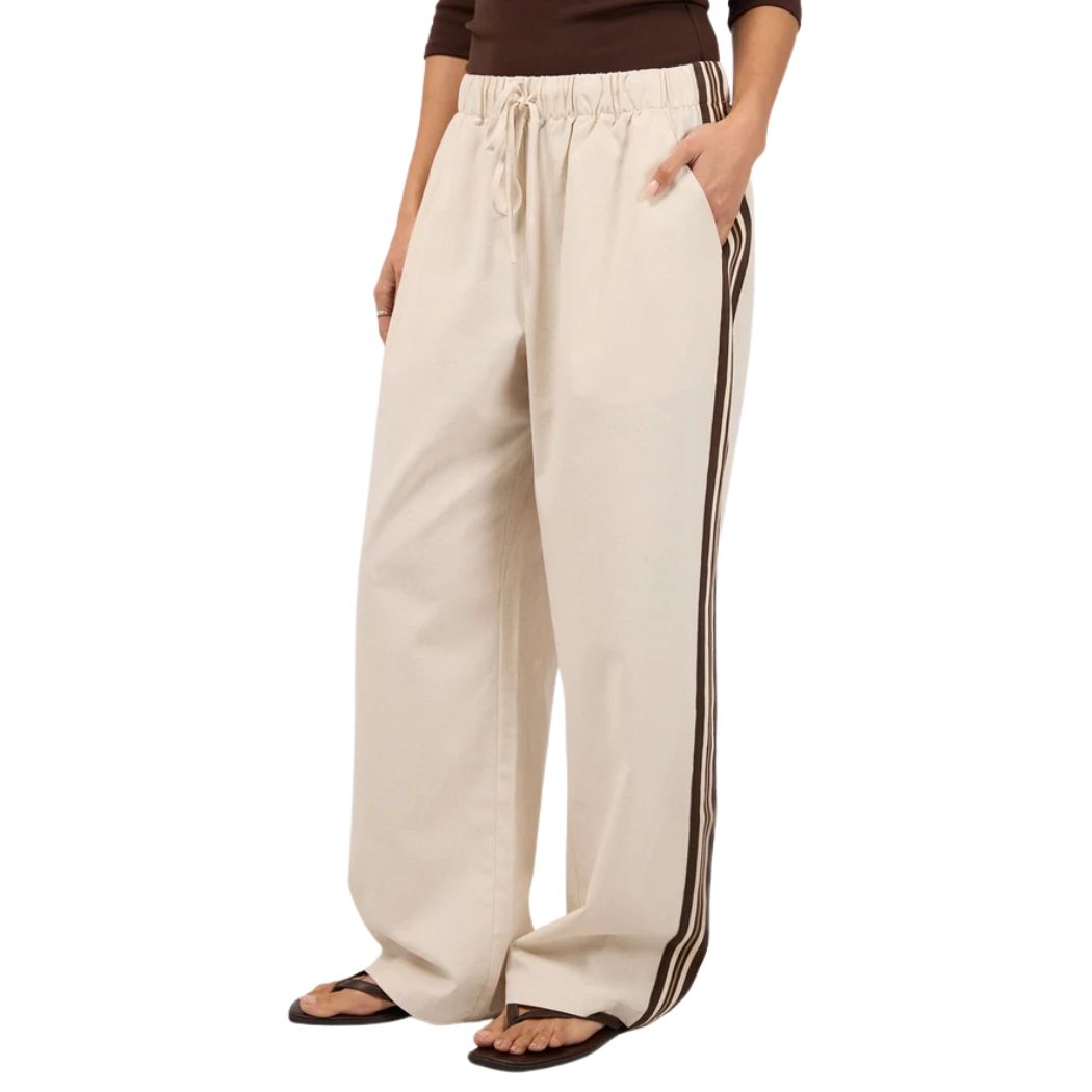Silent Theory Sloane Trim Pant Natural